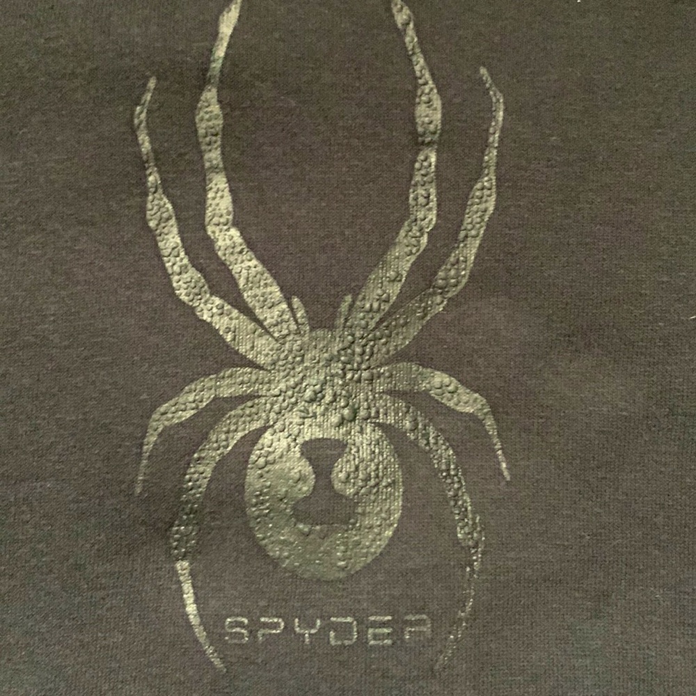Spyder Boy’s Large Black hooded sweatshirt - Picture 2 of 4